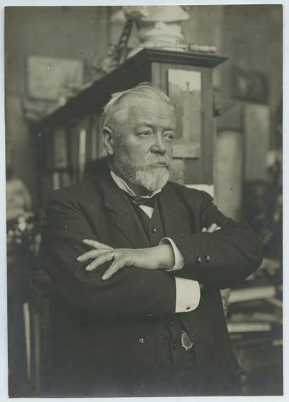 null Luc-Olivier MERSON (1846-1920), peintre et illustrateur. Épreuve argentique...