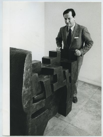 null Miguel Ortiz BERROCAL (1933-2006), sculpteur figuratif et abstrait espagnol. Épreuve...