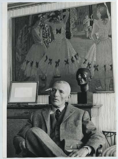 null Maurice BRIANCHON (1899-1979), peintre. Épreuve argentique d'époque, 23,5 x...