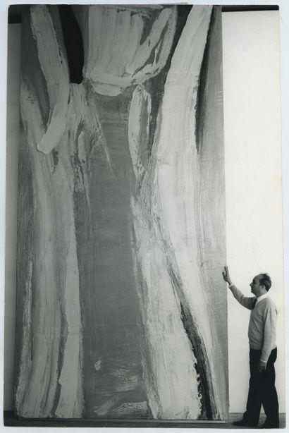 null Olivier DEBRÉ (1920-1999), peintre de l’abstraction lyrique. Épreuve argentique...