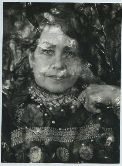 null Fahrelnissa ZEID (1901-1991), artiste turque. Épreuve argentique d'époque, 23,5...