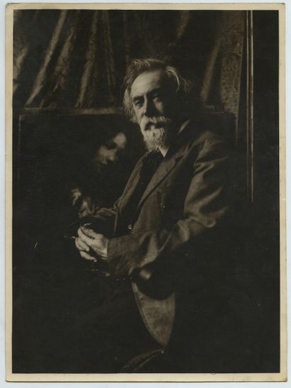 null Émile BERNARD (1868-1941), peintre, graveur et écrivain. Épreuve argentique...