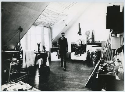 null André MARFAING (1925-1987) peintre et graveur français, non figuratif, associé...