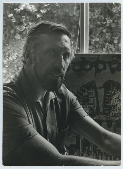 null Herbert ZANGS (1924-2003), artiste plasticien allemand. Épreuve argentique d'époque,...