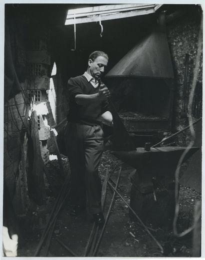 null Zoltán KEMÉNY (1907-1965), peintre, sculpteur et plasticien hongrois. Épreuve...