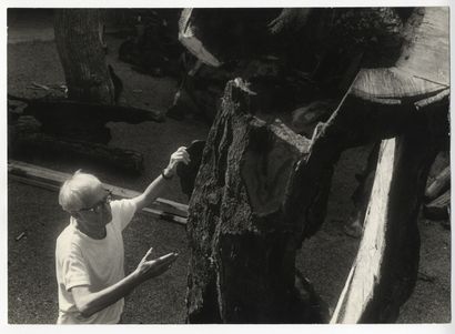 null Bernard LORJOU (1908-1986), peintre, sculpteur et graveur. Épreuve argentique...