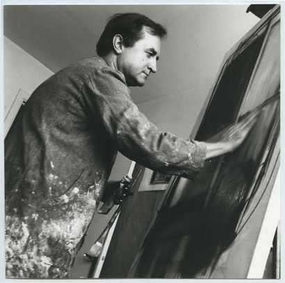 null Jean-Claude KERBOURC'H (1930-2005), journaliste, peintre. Épreuve argentique...