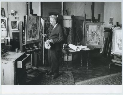 null Jules CAVAILLÈS (1901-1977), peintre et lithographe. Il appartient au mouvement...