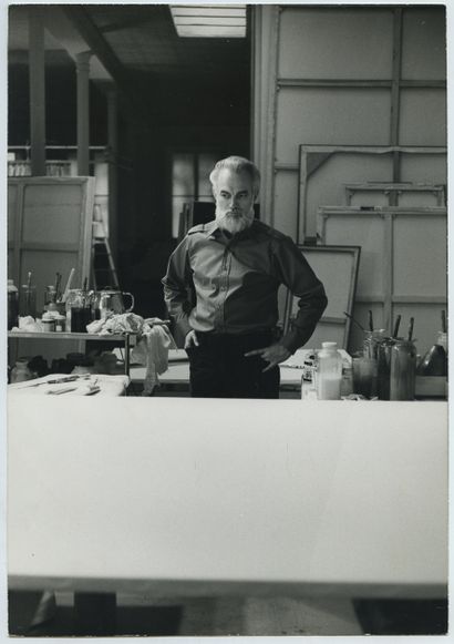null Paul JENKINS (1923-2012), peintre expressionniste abstrait américain. Épreuve...
