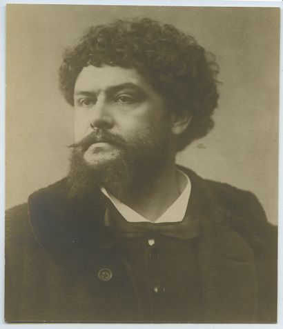 null Jean RICHEPIN (1849-1926), poète, romancier et auteur dramatique. Contretype...