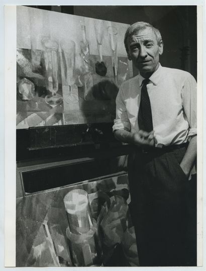 null Daniel RAVEL (1915-2002), peintre. Épreuve argentique d'époque, 24 x 18 cm....