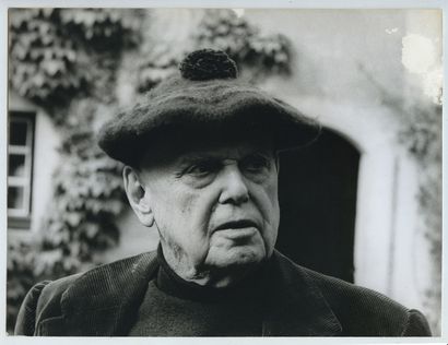null Pierre MAC ORLAN (1882-1970), écrivain. Épreuve argentique d'époque, 18 x 23,6...