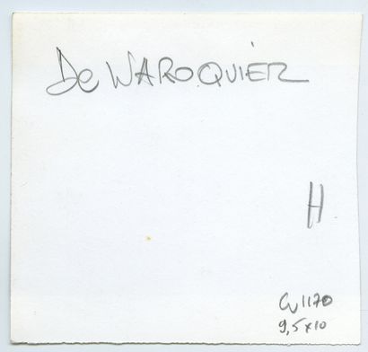 null Henri de WAROQUIER (1881-1970), peintre, sculpteur, dessinateur et graveur....