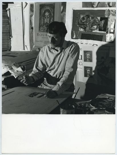 null Roger BEZOMBES (1913-1994), peintre, graveur et sculpteur de la seconde École...