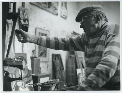 null François DESNOYER (1894-1972), peintre, sculpteur, et lithographe. Épreuve argentique...