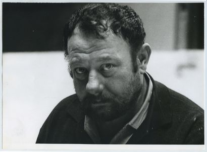 null Paul REBEYROLLE (1926-2005), peintre, lithographe et sculpteur. Épreuve argentique...