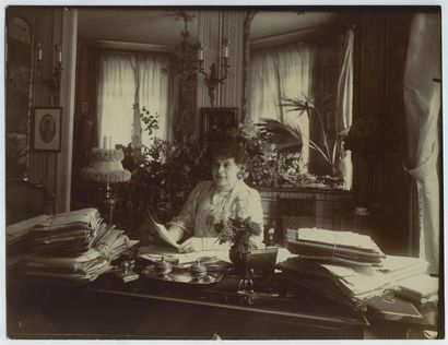 null Daniel LESUEUR, née Jeanne LOISEAU (1854-1921), femme de lettres et philanthrope,...