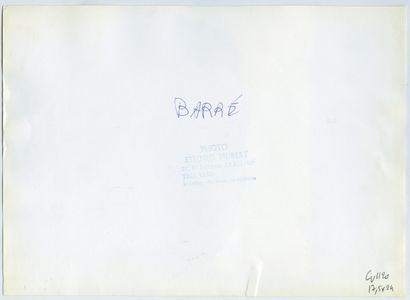 null Martin BARRÉ (1924-1993). Épreuve argentique d'époque, 17,5 x 24 cm. Cachet...