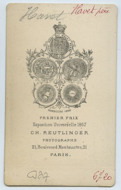 null Ernest HAVET (1813-1889) historien, spécialiste de l'histoire religieuse. Épreuve...