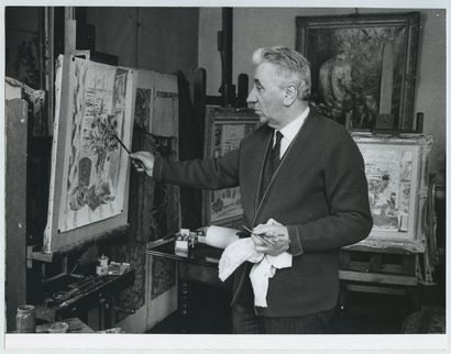 null Jules CAVAILLÈS (1901-1977), peintre et lithographe. Il appartient au mouvement...