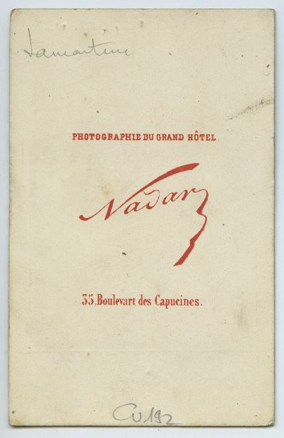 null Alphonse de LAMARTINE (1790-1869) poète, romancier, dramaturge français, participa...