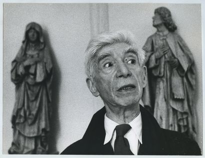 null Ossip ZADKINE (1890-1967), sculpteur d'origine russe. Épreuve argentique d'époque,...