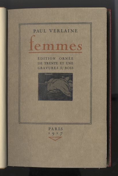 null Paul VERLAINE - [Jean-Gabriel DARAGNÈS]. Women. Paris [Jean-Gabriel Daragnès],...