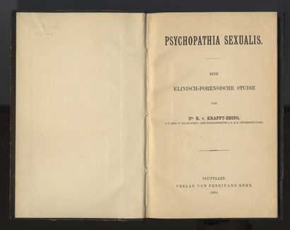 null Richard von KRAFFT-EBING (1840-1902). Psychopathia sexualis, eine klinisch-forensische...