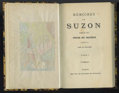 null Mémoires de Suzon, sœur du Portier des Chartreux, orné de gravures. Tome 1 (—...