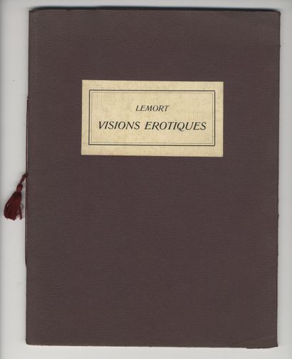 null CURIOSA. [Alvim CORREA (1876-1930)] Henry Le MORT. Visions érotiques. Mit einer...