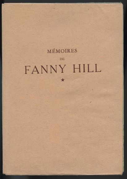 null ORIGINAL DRAWING BY PAUL-ÉMILE BÉCAT] John CLELAND. Memoirs of Fanny Hill. Translated...