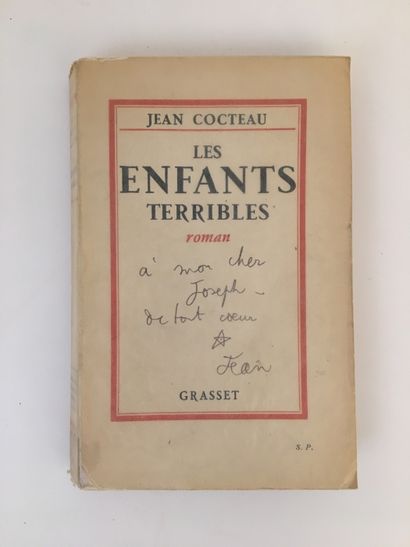 null ENVOI. Jean COCTEAU. Les Enfants terribles. Paris, Bernard Grasset, 1929. In-8...