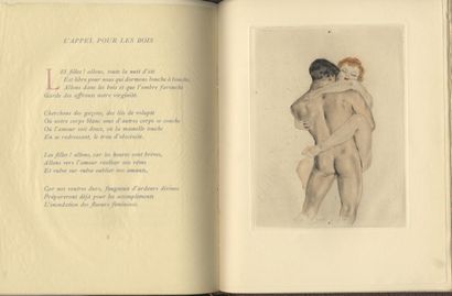 null Pierre LOUŸS - Édouard CHIMOT. Unpublished poems. Poésies libres 1887-1924....