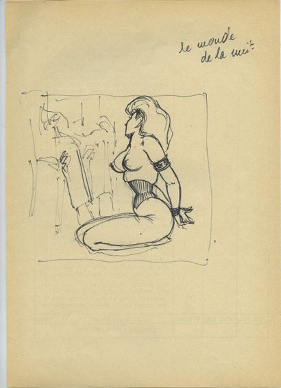 null JIM (1918-1964). 41 esquisses, 29,7 x 21 cm. Provenance : Galerie HumuS , Lausanne....
