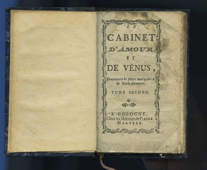 null Cabinet d'amour et de Vénus, contenant les pièces marquées à la table suivante,...