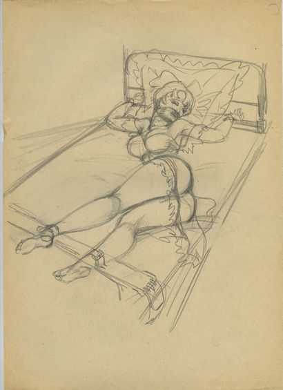 null JIM (1918-1964). 27 sketches, 29.7 x 21 cm. Provenance: Galerie HumuS, Lausanne....