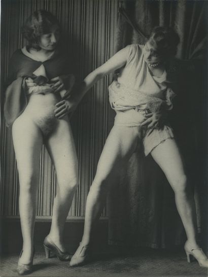 null Mr. X. Comparisons, ca. 1930. Vintage silver print, 24 x 18 cm.