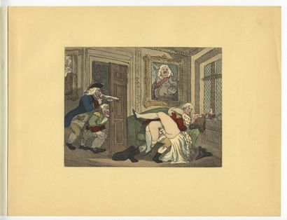 null Thomas ROWLANDSON. Fünfzig erotische Grotesken. Hand-coloured print reproductions...