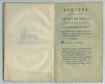 null Florentine de LAUNAY. Étrenne aux grisettes, for the year 1790. Petition presented...