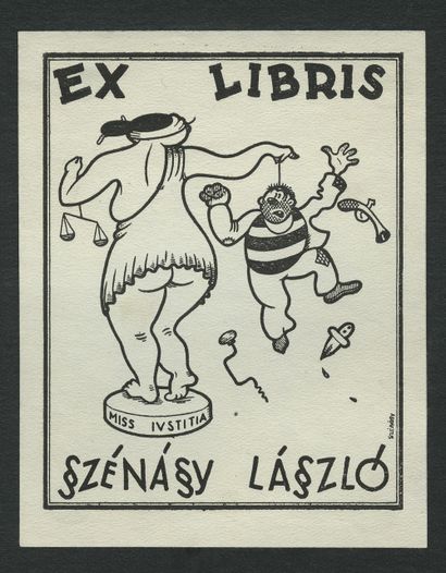 Rezsö BALAZSFY & others]. Ex-libris, 20th...