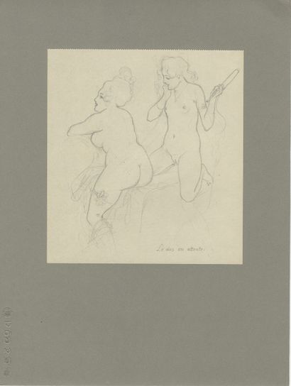 null Karel SIMUNEK (1869-1942) Charles SIMONETTE. The Passionate Women, circa 1900....