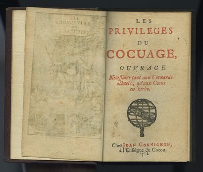 null [Samuel CHAPPUZEAU ou Eustache LE NOBLE ?]. Les Privileges du cocuage, ouvrage...