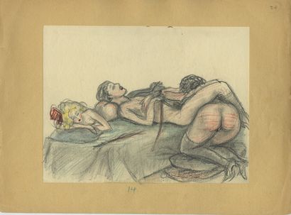 null Unidentified Hungarian Artist]. Adventures & Misadventures of a Blonde, circa...