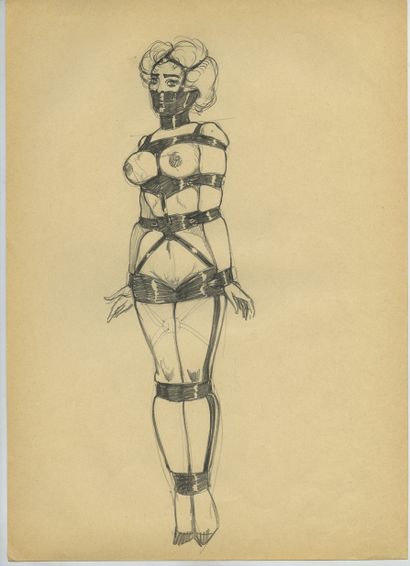 null JIM (1918-1964). 40 esquisses, 29,7 x 21 cm. Provenance : Galerie HumuS, Lausanne....