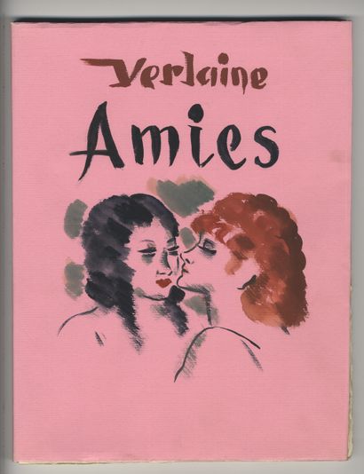 null AQUARELLES ORIGINALES. Paul VERLAINE - BRUTUS. Amies, 1936. In-folio de 28 feuillets,...