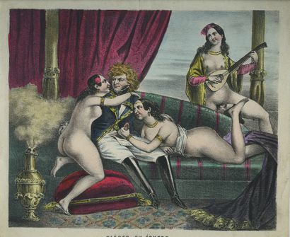 null Achille DEVÉRIA and his friends]. 16 romantic lithographs, of which 7 enhanced...