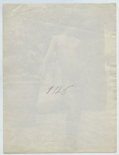 null 
Wilhelm von GLOEDEN (1856-1931), attributed to. Study of a male nude, circa...