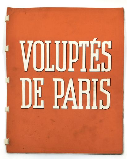 null [BRASSAI]. Voluptés de Paris. Paris-Publications [Victor Vidal, 1935]. In-4,...