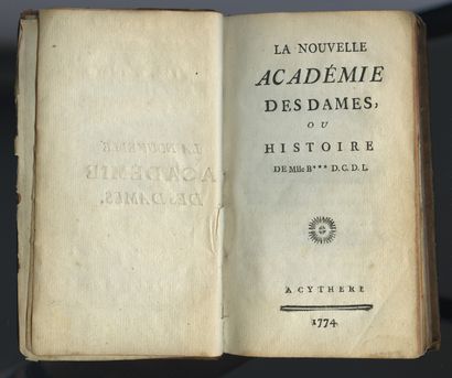 null [ANONYME]. La Nouvelle Académie des dames, ou Histoire de Mlle de B***, D. C....
