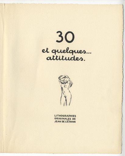 null [Unidentified author]. 30 and some... attitudes. [S.l.,s.n.], 1952. Original...
